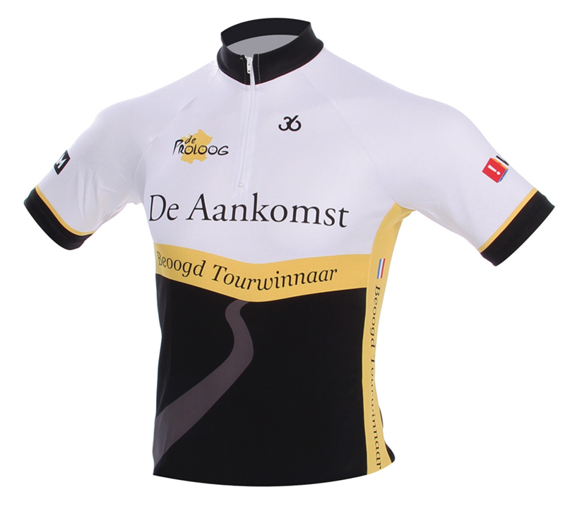 wielerkleding aankomst