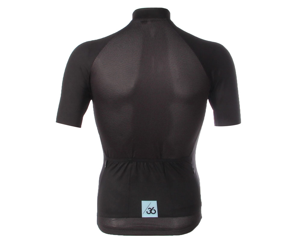 Wielershirt Pro Zwart Grijs