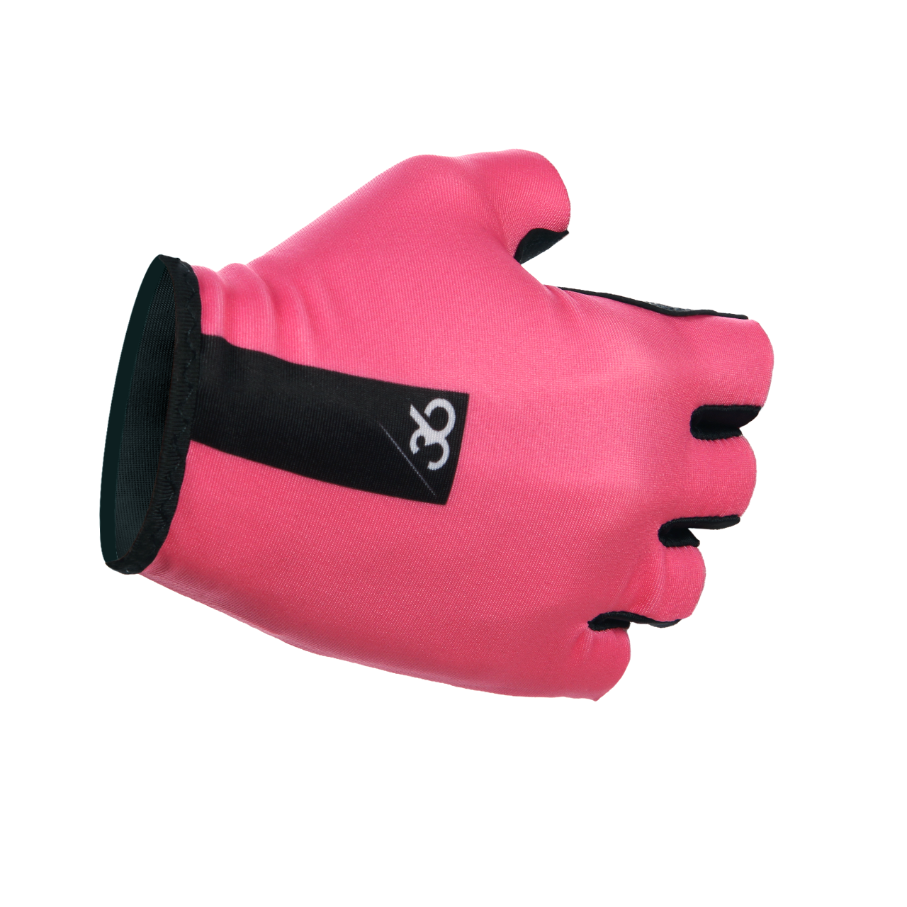 pink cycling gloves